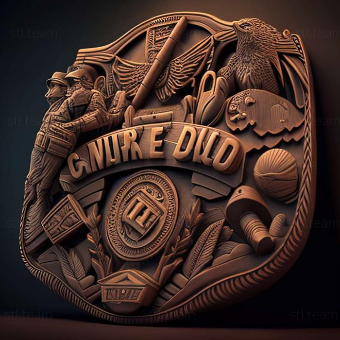 3D model Contraband Police game (STL)